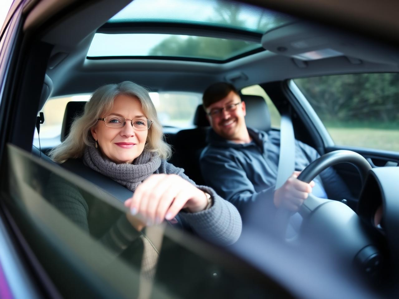 Refresher driving lesson with experienced learner